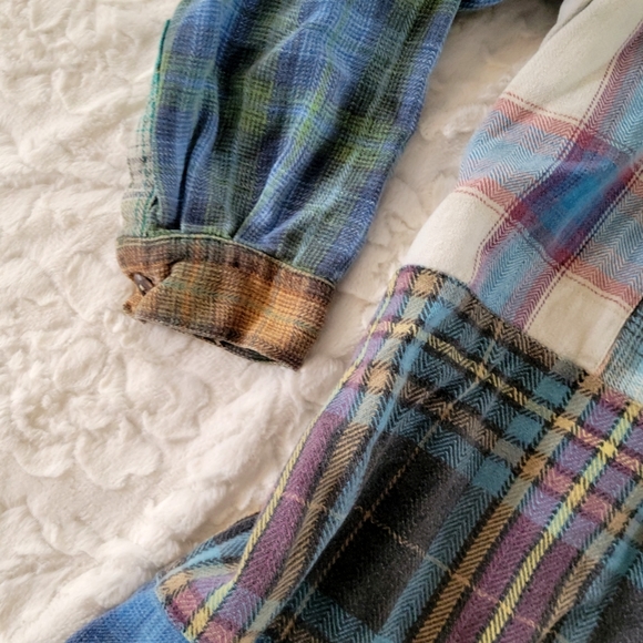 Vintage Flannel Dress 👗 - Picture 7 of 9